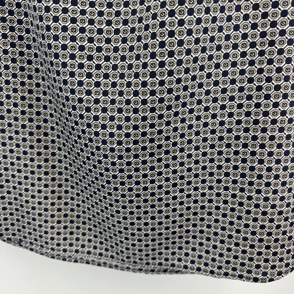 J.Crew Dress Women's 00 Navy Geometric Shirt Dress Sheath‎ Mini